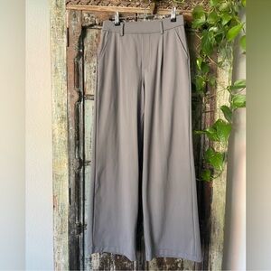 J104 Halara Wide Leg Pants In Grey